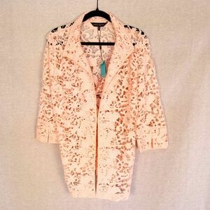 Ming Wang Coat New Pink Petite XL